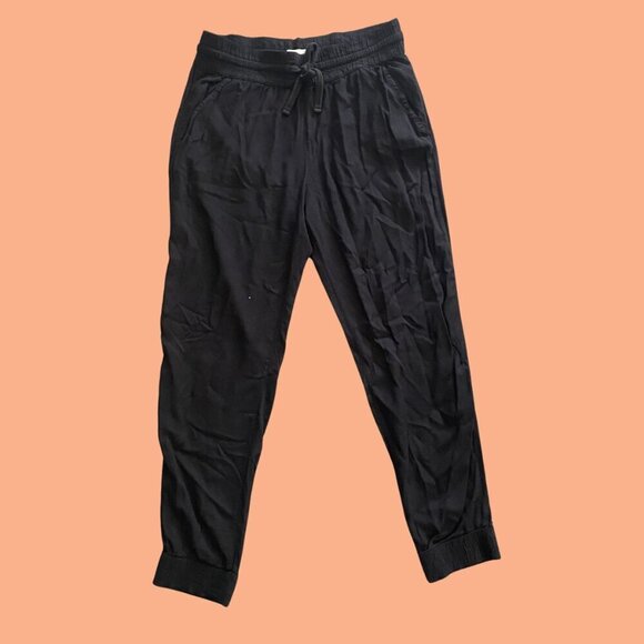 TNA Black Rayon Jogger Pants – Size M | Comfy & Sleek Streetwear - Picture 2 of 7